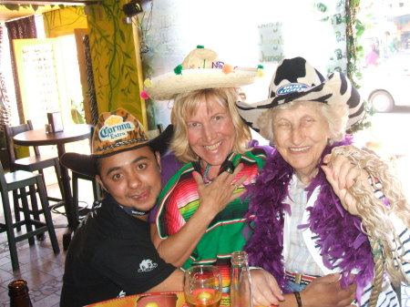 Grandma and me at a Bar in Ensinada, MX