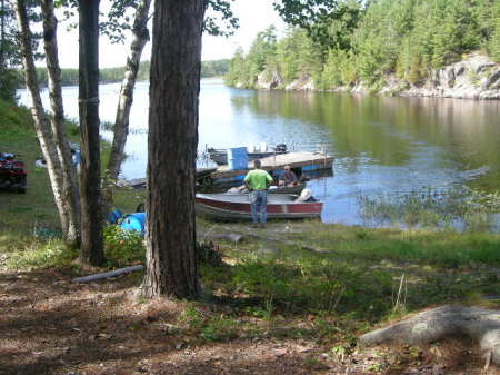 Dock at cabin