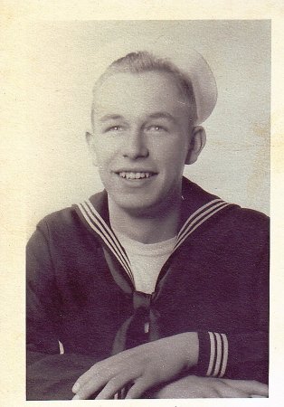 Bob Cochran, age 18, U.S Navy, 1957