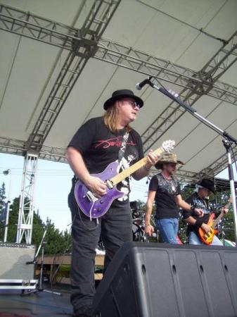 Mikey-on stage in Atsugi Japan, for the troops