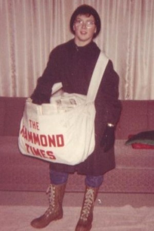 Hammond Times Paper Boy Tommy, Feb 1963