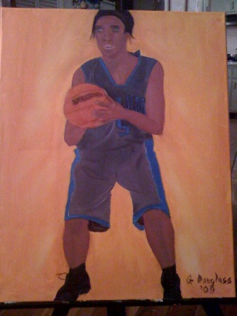 Monai - Basketball painting