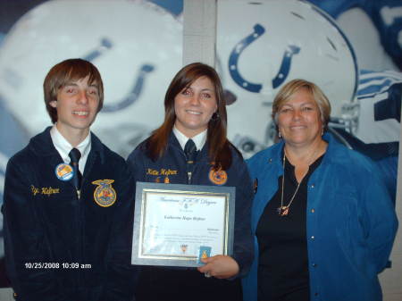 Daughter receives American FFA Degree