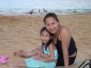 Leanna and Mommy in Maui