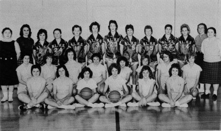 1963 girls on JV BB Team