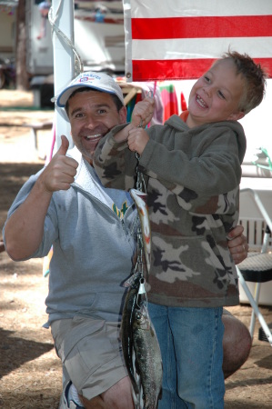 A good day of fishin' at Lake Siskiyou!