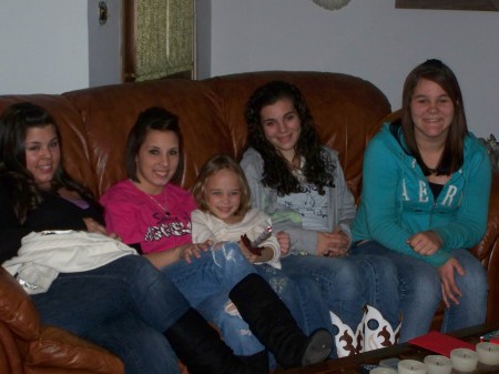 My 4 granddaughters and great granddaughter