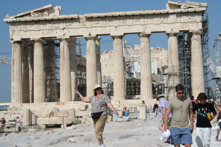 At the Acropolis, Athens, Greece, 2008