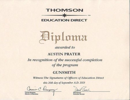 Gunsmith Diploma