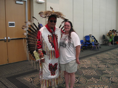 American Indian Cheif and Val