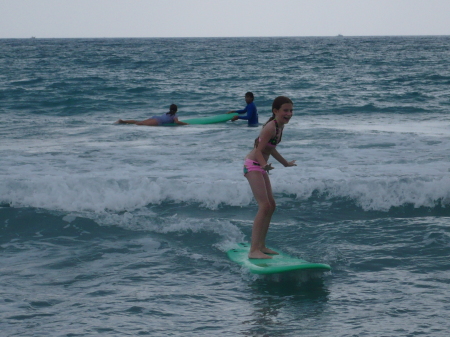 my little surfer girl