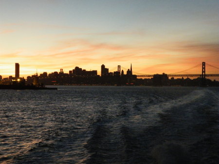 The ferry back to Oakland