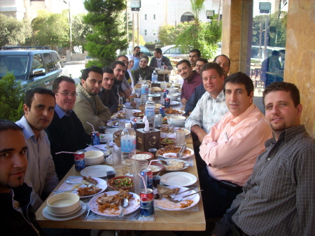 November 2009 lunch in Jordan
