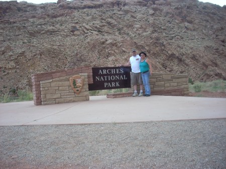 Me and Mike at Arches National Park, UT