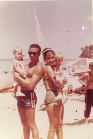 Mom, Dad and my sister and I ...