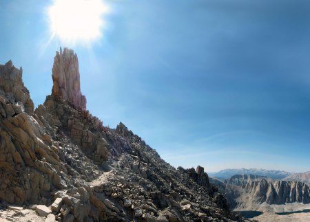 along the Whitney trail