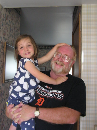 with granddaughter Madeline