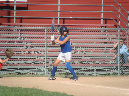 Hayley at Bat..CR Jefferson Soft ball