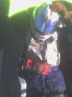 My oldest Blake getting ready to race at Dayto