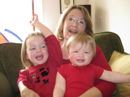 Grammie and Girls in April, '09
