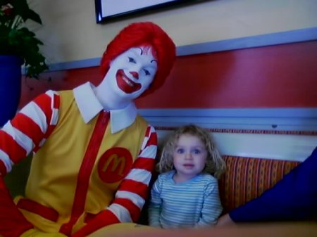 Bryn and her favorite fast food Icon