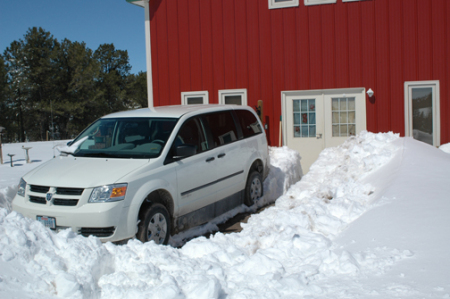 Snow April 2009