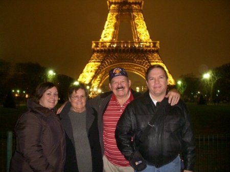 Me and my parents and sister in Paris