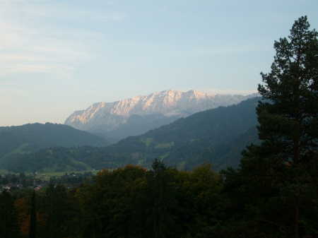 Garmisch-Partenkirschen nestled in