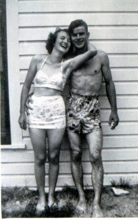 My parents in 1947