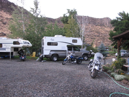 My truck & camper out in Yakima Wa.