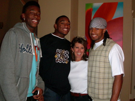 Susie & Boise State football players