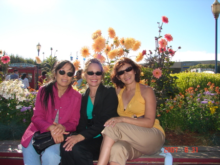Best friend Rose, sister Joyce and Me
