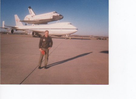 Me with the Space Shuttle