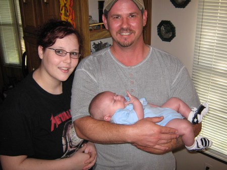 Me, my daughter Kaitlin, and my grandson Cole