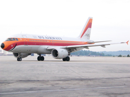 US Airways A319, PSA paint scheme