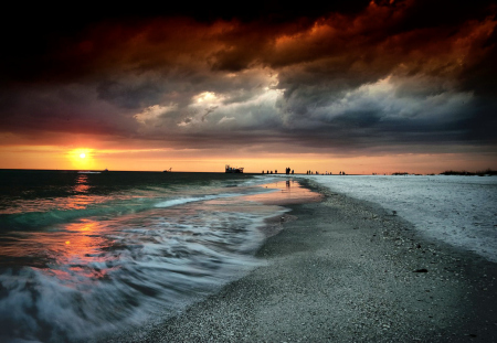 Lido Beach Sunset 3.21.09