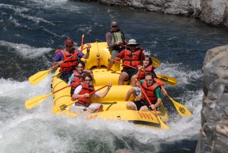 Rafting the SouthFork with my sons