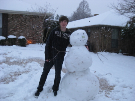 Making a snow man