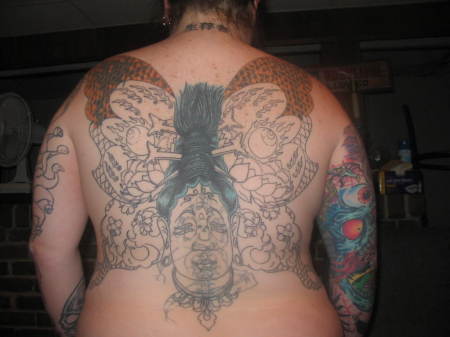 back piece in progress