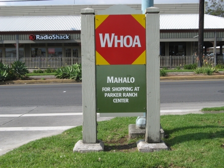 Stop Signs at Waimea