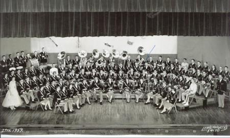Easter concert band, 1959