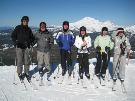 Skiing at Mt. Bachelor in Oregon