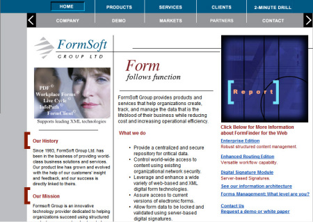 FormSoft Group website