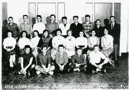 Mr. Nelson's 8th grade class 1959