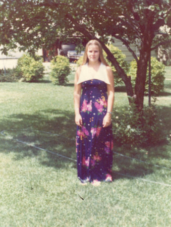 August 1973 - My back yard