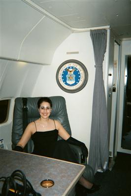 Meagan On AirForce One