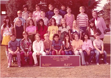 Mr. Dutart's 6th Grade Class 1974-75