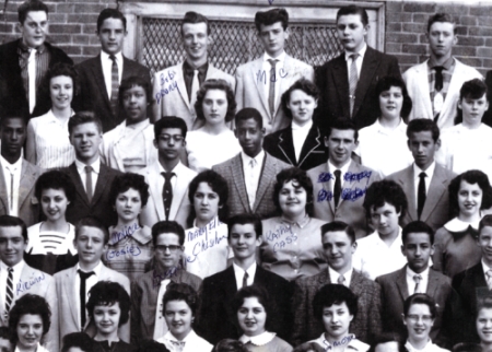 some of the graduating class Curley 1958