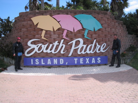 South Padre is cold in May