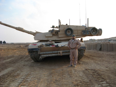 ME WITH THE M1 Iraq 2007